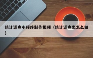 临沂统计调查小程序制作视频（统计调查表怎么做）