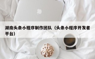 临沂湖南头条小程序制作团队（头条小程序开发者平台）